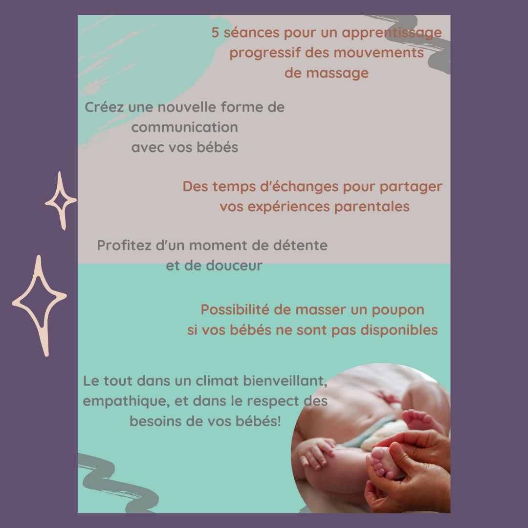 Programme massage bébé parent